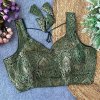 Tew Bollywood Pure Banarasi Silk With Golden Zari Blouse